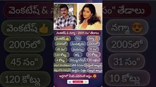 Venkatesh vs Nagama #venkatesh #nagamani #tollywood #bollywood #actor #entertainment#duet #oldactors
