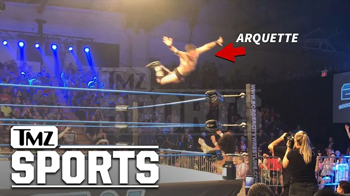 David Arquette Busts Flying Frog Splash at Canadia...