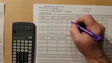 PHYC100, Lab 8, Spring 2020 -- Simple Harmonic Motion