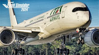 MSFS 2024: Rome to Buenos Aires FULL FLIGHT | IniBuilds A350 | Flight Simulator 2024