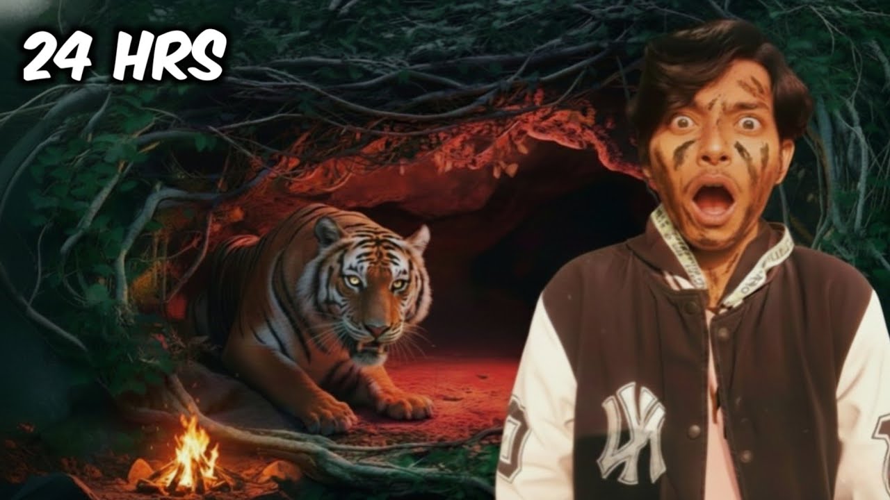 I Survived 24 Hours Challenge In Jungle! 🐅 (म बाँचेर आएँ!) - YouTube