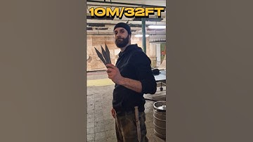World Champion NO SPIN Knife Thrower Can Throw From Any Distance