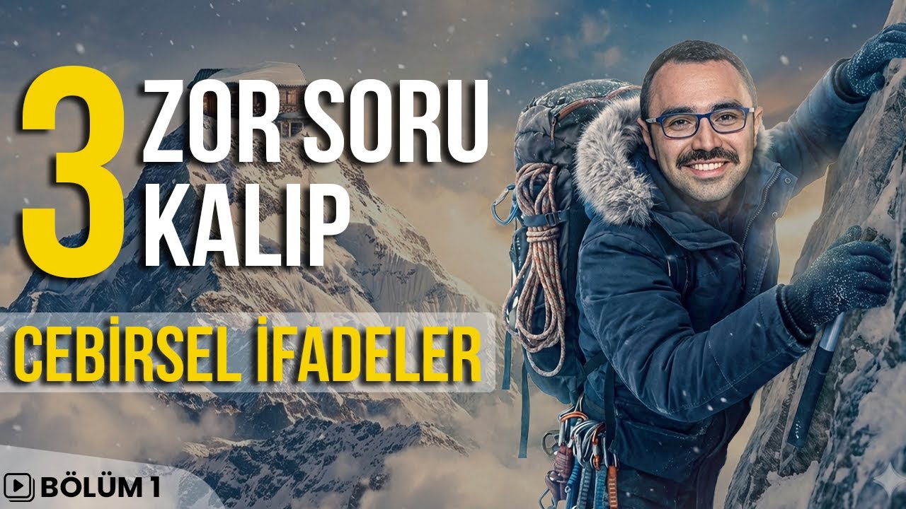 3 Zor Soru 3 Kalıp | Cebirsel İfadeler | 8.Sınıf Matematik