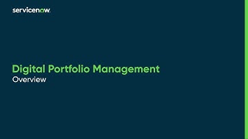 Digital Portfolio Management | Overview