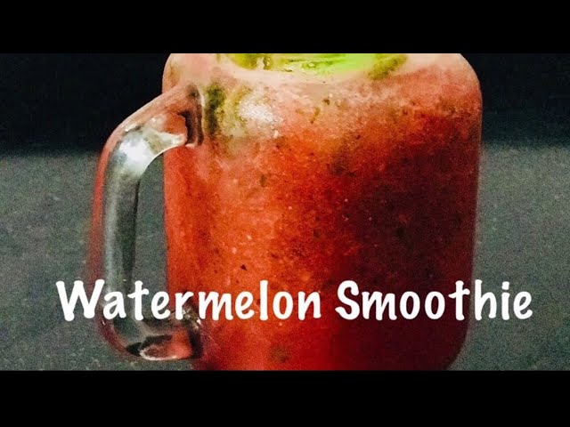 Watermelon Smoothie For Weight Loss | Healthy Watermelon Smoothie In 2 mins | Improve Metabolism | The Foodies Gully Kitchen