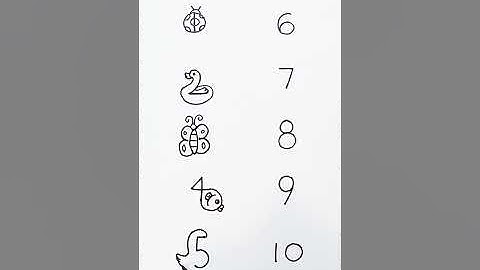 Animal Doodles using Number! #shorts