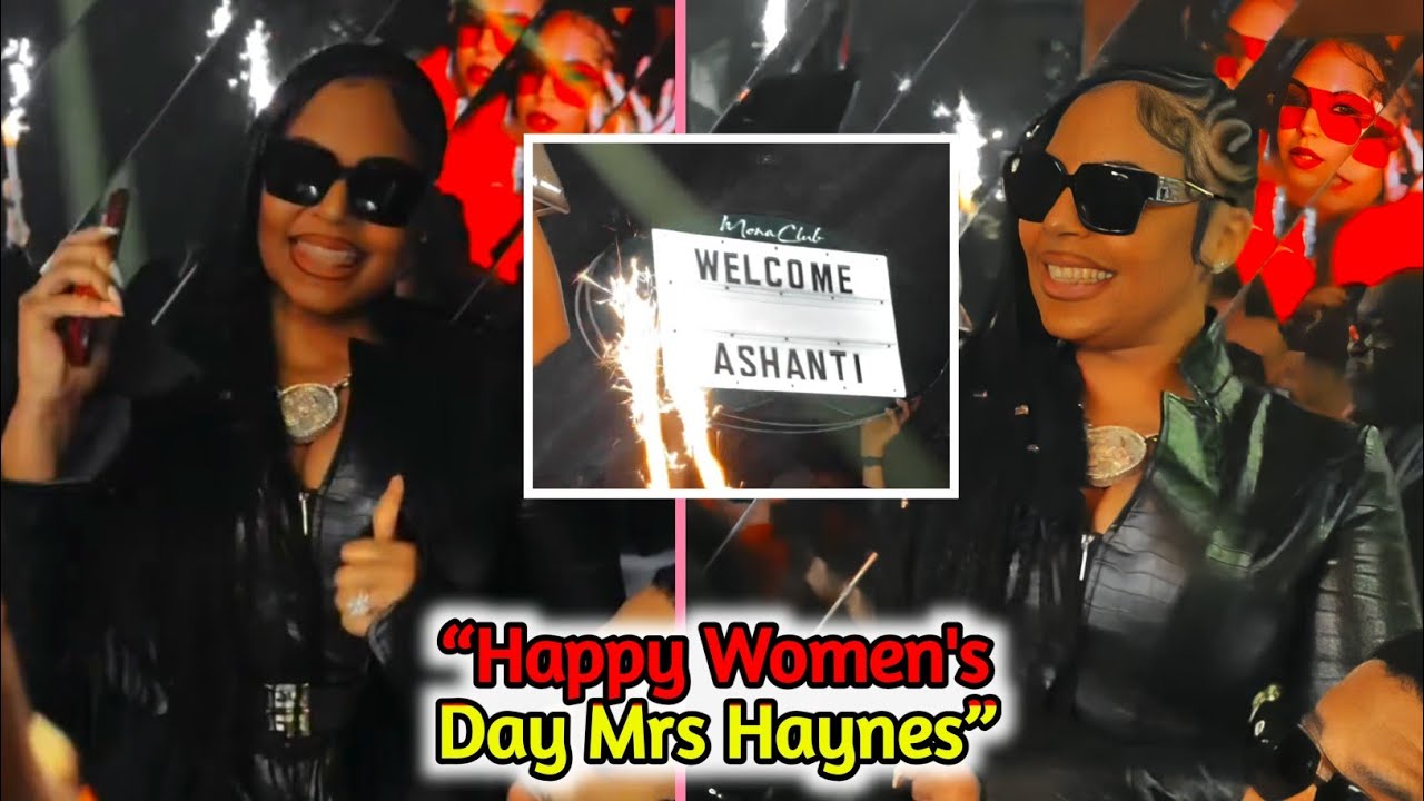 Ashanti & Nelly Get Huge Welcome In Miami, HAPPY WOMEN'S DAY