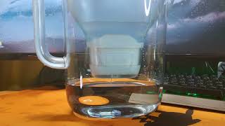 BRITA ecoStyle 濾水壺50秒濾水量測試