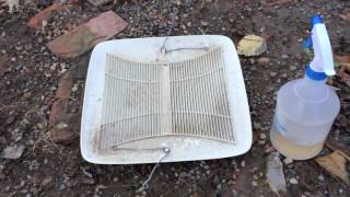 How to Remove and clean Bathroom ceiling fan Cover Plate