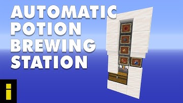 Simple Self Refilling Automatic Potion Brewing Station For Minecraft (Tutorial)