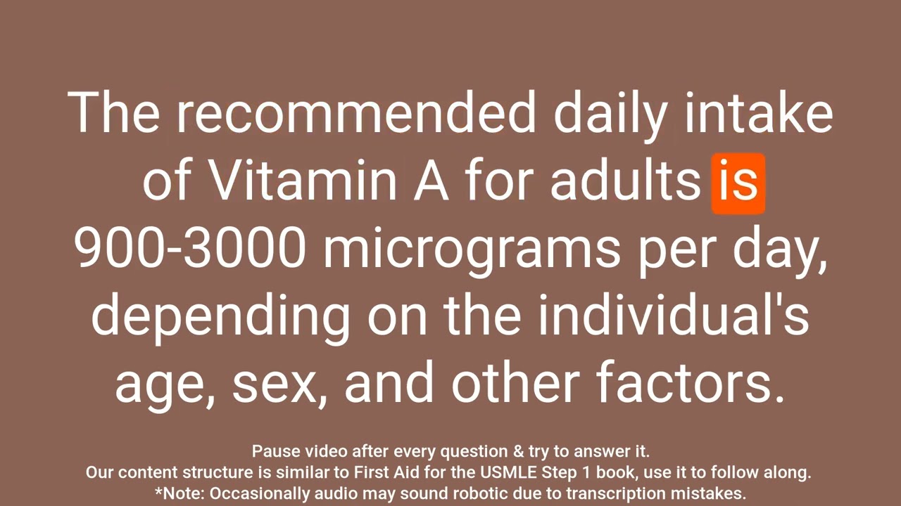 Vitamin A 101: Understanding its Functions, Deficiency, and Toxicity