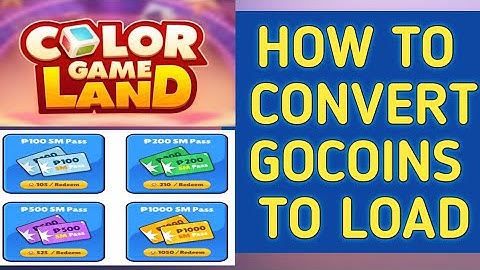 How To Convert GoCoins To Load
