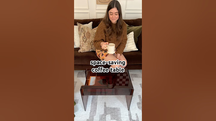 GENIUS space-saving coffee table ☕️