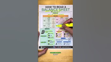 Hoe een balans te lezen