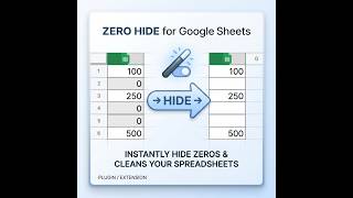 How to Hide Zeros in Google Sheets (One Click)