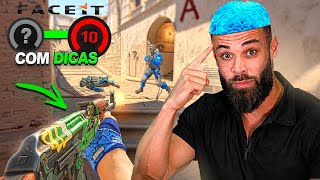 0 a 10 na FACEIT - PENSAMENTOS de um PRO no CS2 (análise das plays e dicas em tempo real)
