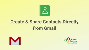 Save Time by Creating and Sharing New Contacts Directly from Gmail!