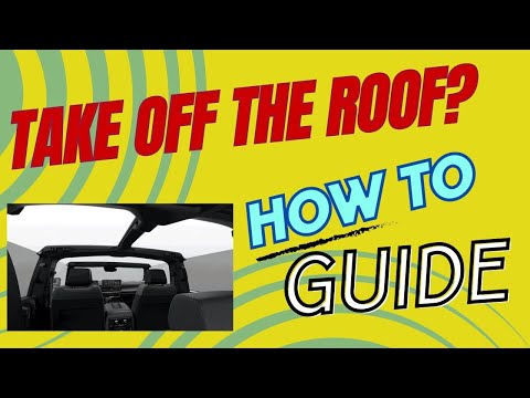 How to remove and reinstall the Infinity Roof panels on the GMC Hummer EV