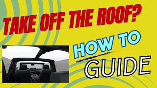 How to Remove and Reinstall the Infinity Roof on the GMC Hummer EV | Step-by-Step Tutorial Gmc Hummer Ev Roof