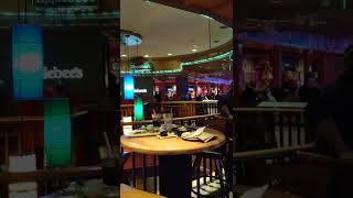 New York City is back and bubbling again: Applebee's Restaurant in Manhattan. Guess where?