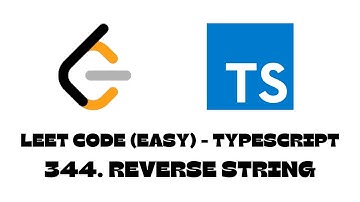 344. Reverse String | LeetCode | TypeScript