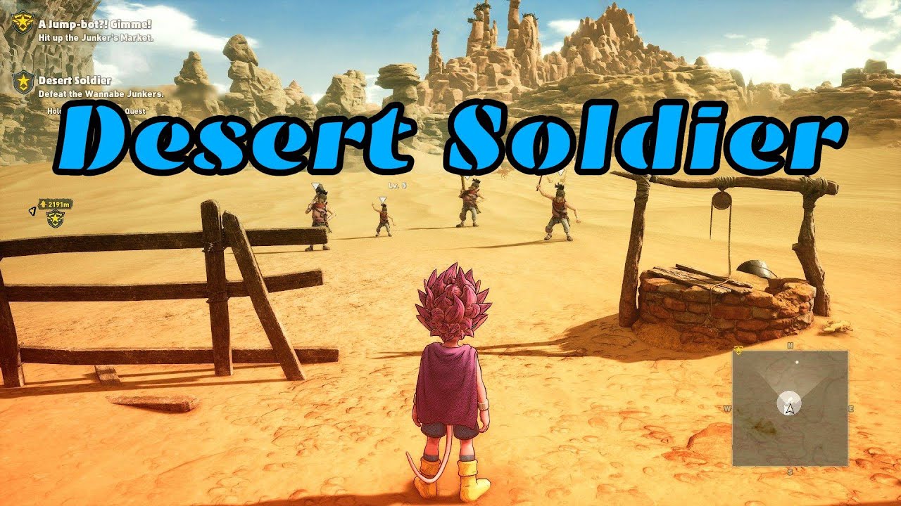 Sand Land - Desert Soldier Side Quest - YouTube