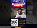 Day 122 - Ask your career question (#shorts )