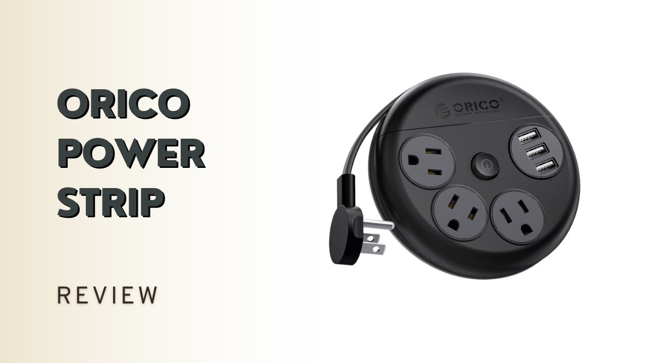 ORICO Travel Power Strip with USB Ports 4ft Extension Cord Review