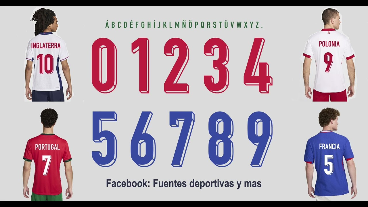 Tipografia Nike UEFA Euro 2024 Font Nike Euro 2024