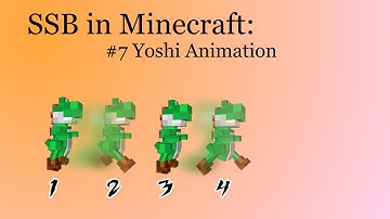 SSB in Minecraft 1.9 - Animated Yoshi