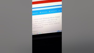 Help!! Movie Maker won