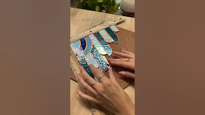 this is how to solder stained glass #stainedglass #soldering