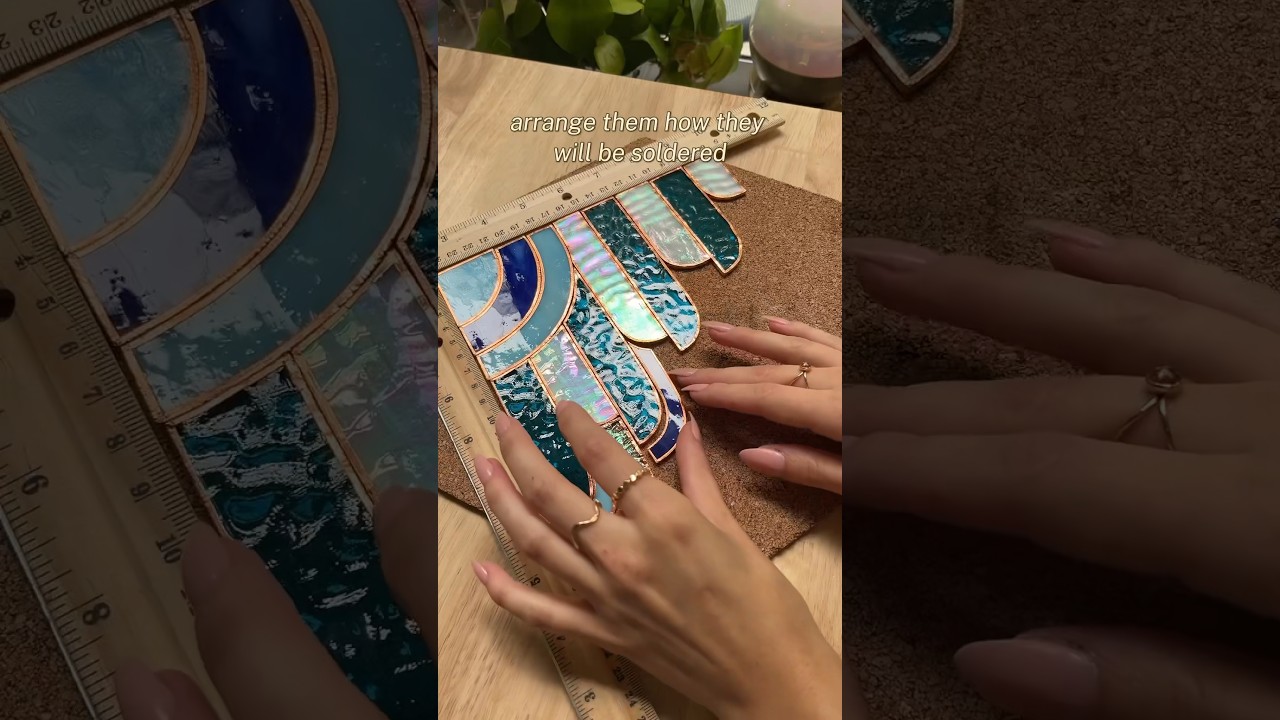 вот как паять витраж #витраж #пайка