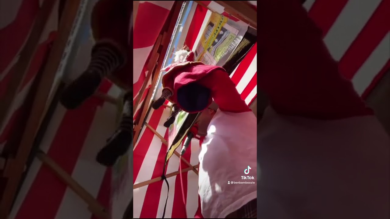 When it goes wrong in the Punch and Judy show!