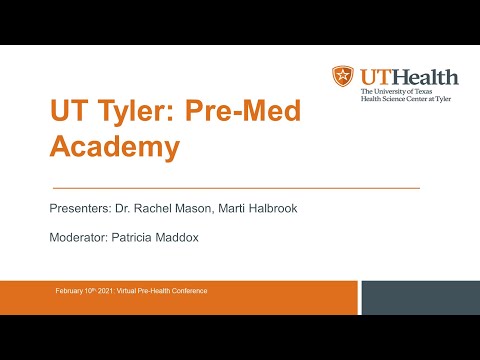 UT Tyler: Pre-Medical Academy