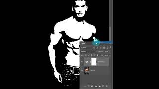 Photoshop tutorial : Threshold Effect #shorts #fixel