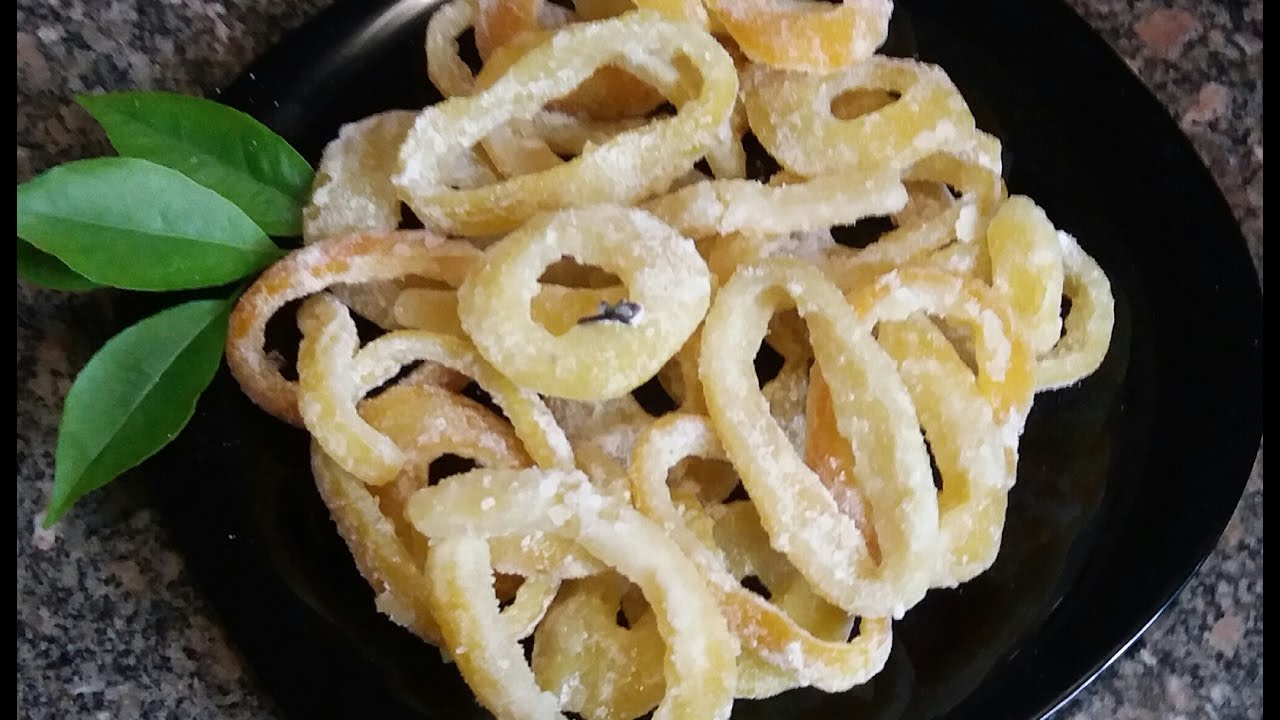 DOCE DE LARANJA CRISTALIZADO