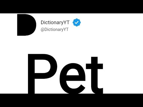 Pet Meaning in English - YouTube