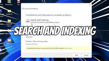 Search and Indexing Troubleshooter Missing in Windows 11 (FIXED)