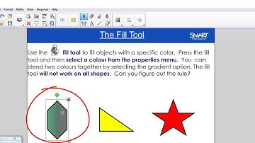 SMART Notebook Fill Tool