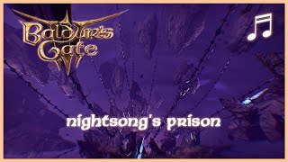 BALDUR'S GATE 3 Nightsong Prison Music 3 | Unofficial Soundtrack