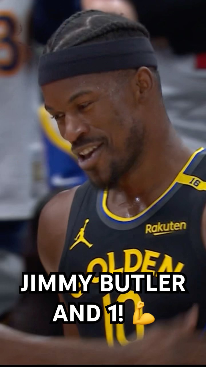 Steph is loving the Jimmy Butler And 1!