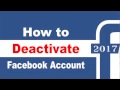 How to Deactivate My Facebook Account 2018 Guide #DeleteFacebook