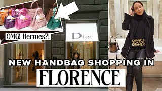 (Before Our Trip Turned Bad) *MASSIVE* Florence Shopping Spree for a NEW BAG! | Florence VLOG PART 1