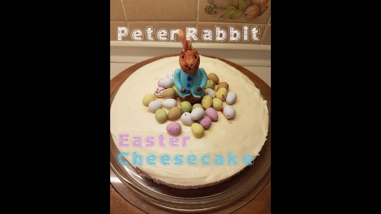 Peter rabbit Easter cheesecake - YouTube