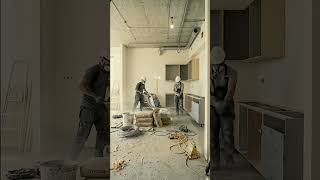 Epoxy Flooring Transformation (AI) 😍 | Before &amp; After Room Makeover | Satisfying