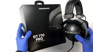 Beyerdynamic DT 770 PRO Headphones Unboxing - ASMR ...