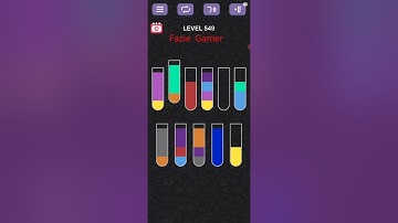 Water Sort Puzzle Sort Color Level 549