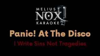 Panic! At The Disco - I Write Sins Not Tragedies - NOX Karaoke (with background vocals)