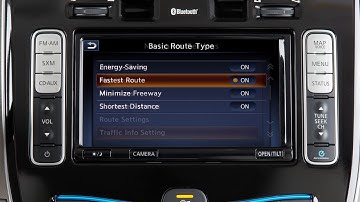 2017 Nissan LEAF - Navigation Settings (if so equipped)